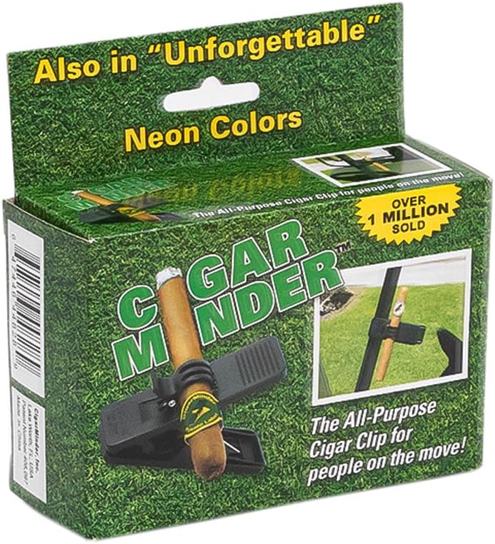cicina Cigar Minder Clip - All Purpose Cigar Holder Golf Cart Cigar Holder Clip For Golfers (Green) - Image 3
